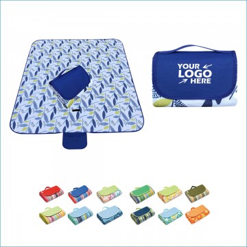 Picnic Mat Folded Picnic Blanket with Strap